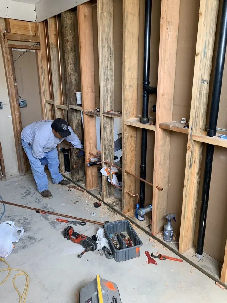 Commercial rough-in plumbing for Trenchless Sewer Repair in Fossilville